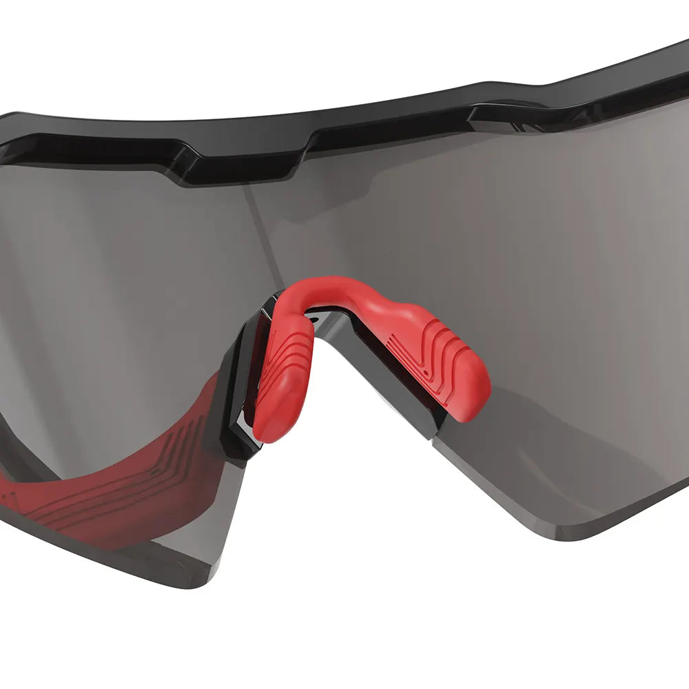 Alpix SpeedLens Zwart/Rood Sportbril met Spiegel Lens 5