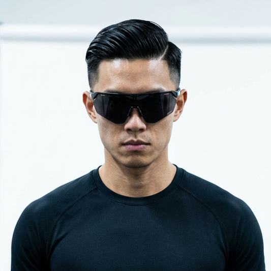 Man met alpix sportbril trailblaze 